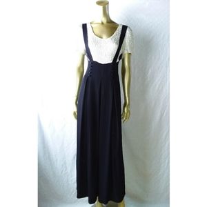 90s vintage Jeffrey & Dara overall jumpsuit palazzo pant